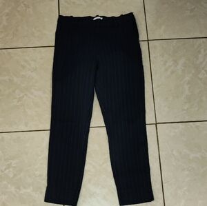 Black Pinstripe Pants
